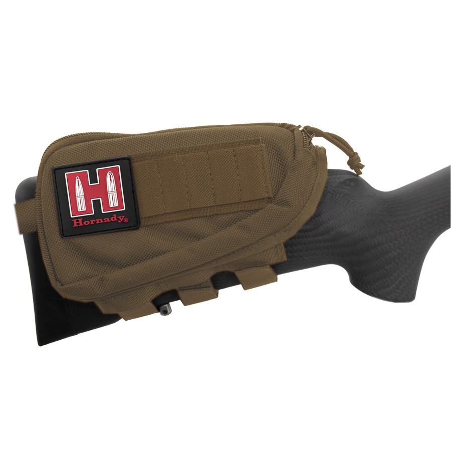 Hornady 99110 Gun Cheek Piece Ammo Pouch Tan RH 