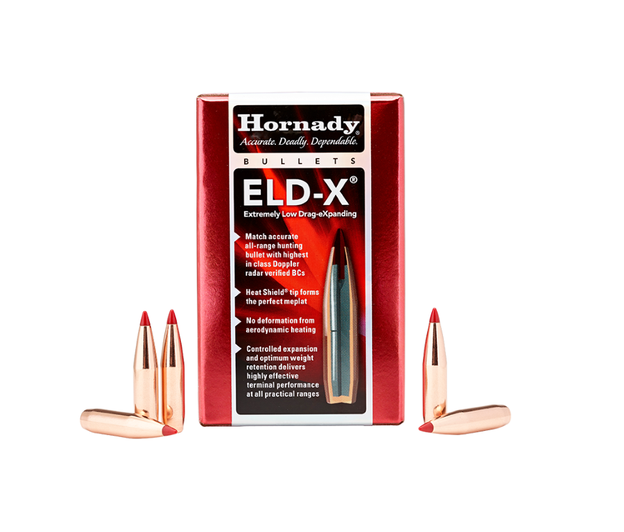 Hornady 25 Cal .257 110 gr ELD‑X®100CT
