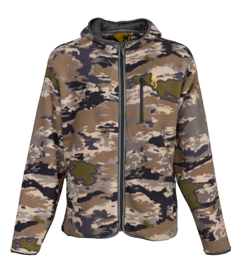 Browning Muted Fleece Jacket, Ovix Size, L
