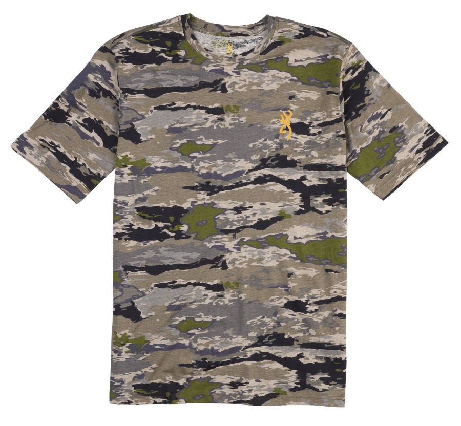 Browning Wasatch Short Sleeve T-Shirt, Ovix, Size S