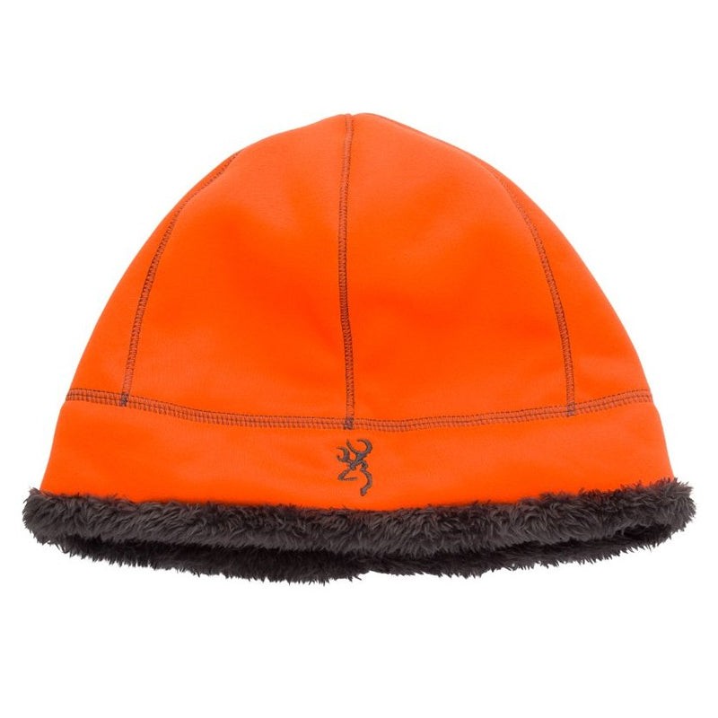 Browning Wicked Wing High Pile Beanie-Blaze Orange