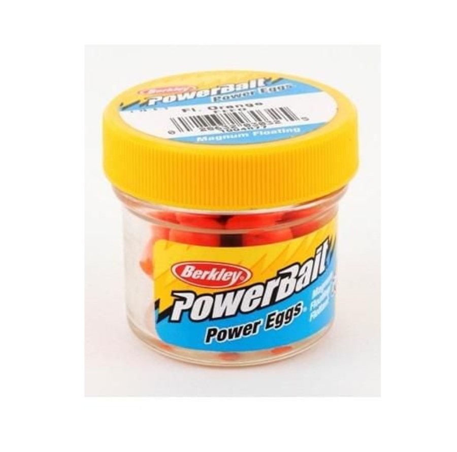 Berkley FEFO PowerBait Power Eggs Floating Magnum Fl. Orange .5oz Jar