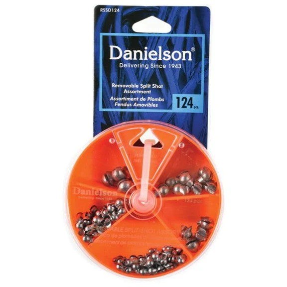 Danielson RSSD124 Split Shot Sinker Selector 124pc