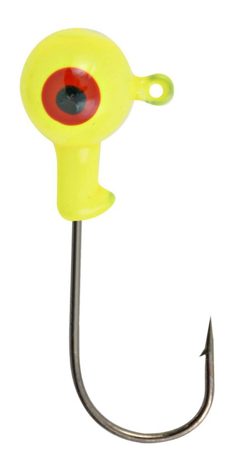 Danielson JH14CH Jighead 1/4oz, 7/pk, Chartreuse  