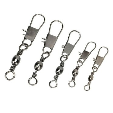 Danielson 1700GRBLK-5 Swivel w/Safety Snap Gross Black Size 5 12pk