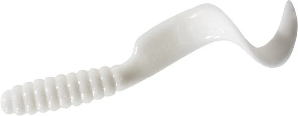 Mister Twister 4T10-1 4" Twister Tail 10Pcs White 