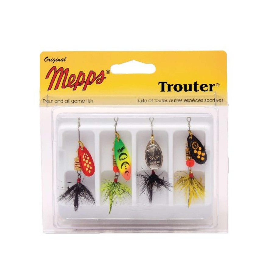  Mepps Trouter Kit, Dressed Lures, 4-pk