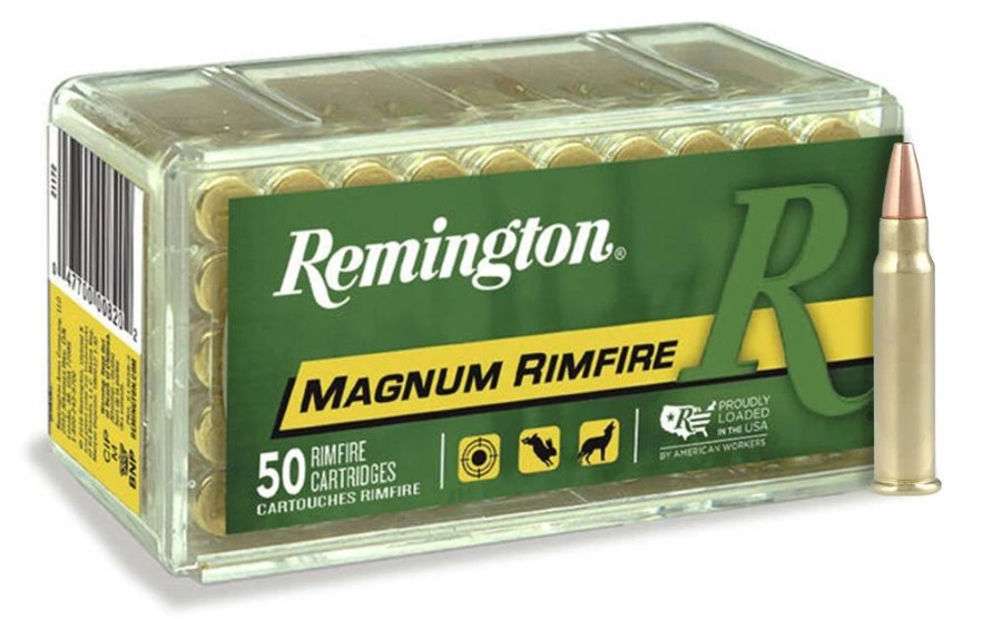 Remington Magnum Rimfire .17 HMR Ammo 17 Grain JHP 50 CT