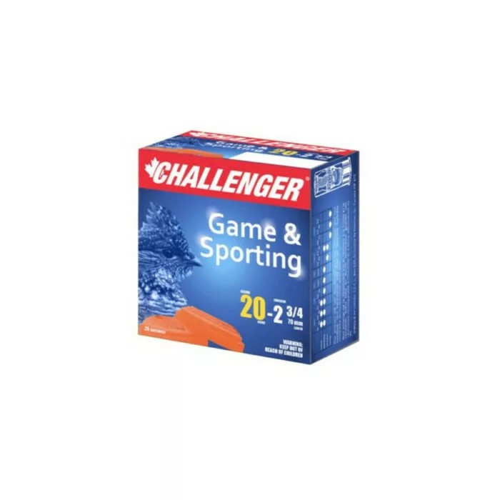 Challenger Game & Sporting 20 Gauge 7/8oz. 2-3/4 inch #8 Shot 25rds