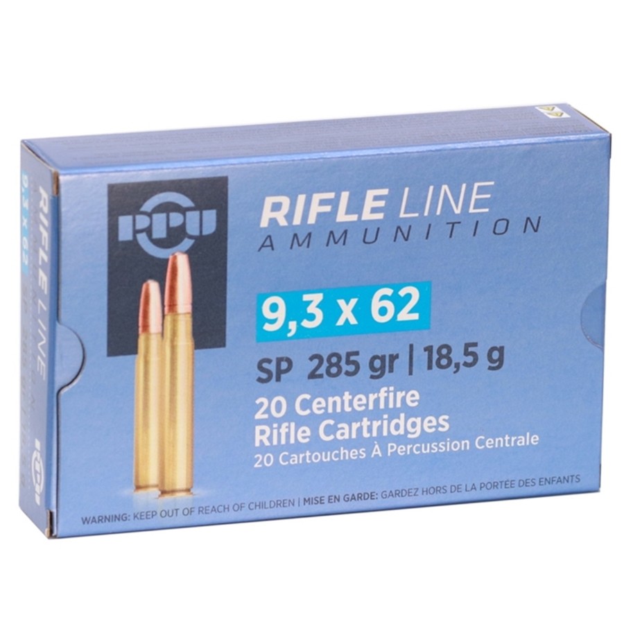 Prvi Partizan PPU 9.3x62mm Ammunition 285 Grain SP 