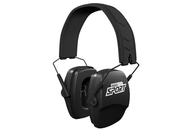  ISOtunes DEFY Slim Passive Tactical Earmuffs Black