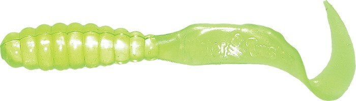 Mister Twister MT25-10 Chartreuse Meeny 3″ 