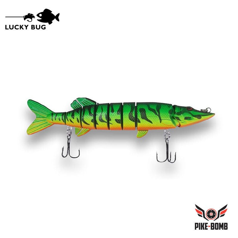 Lucky Bug Pike Bomb Fire Tiger 5" 