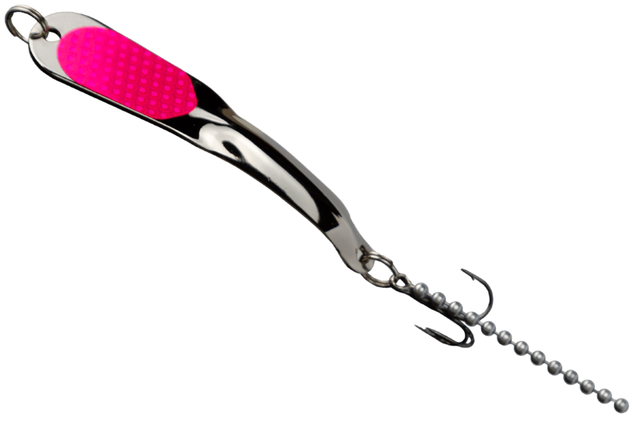 Iron Decoy Steely # 2 Silver w/ Hot Pink