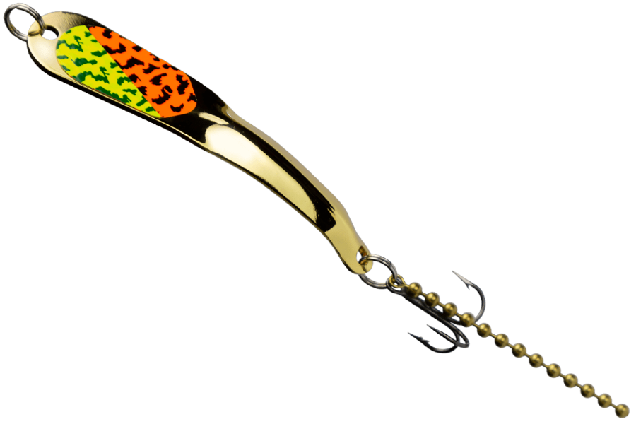 Iron Decoy Steely # 3 Gold w/ Orange/Green – FIRETIGER