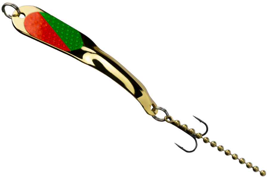 Iron Decoy Steely # 4 Gold w/ Green/Orange – PERCH
