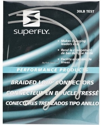 SuperFly Braided Leader Loop Connectors