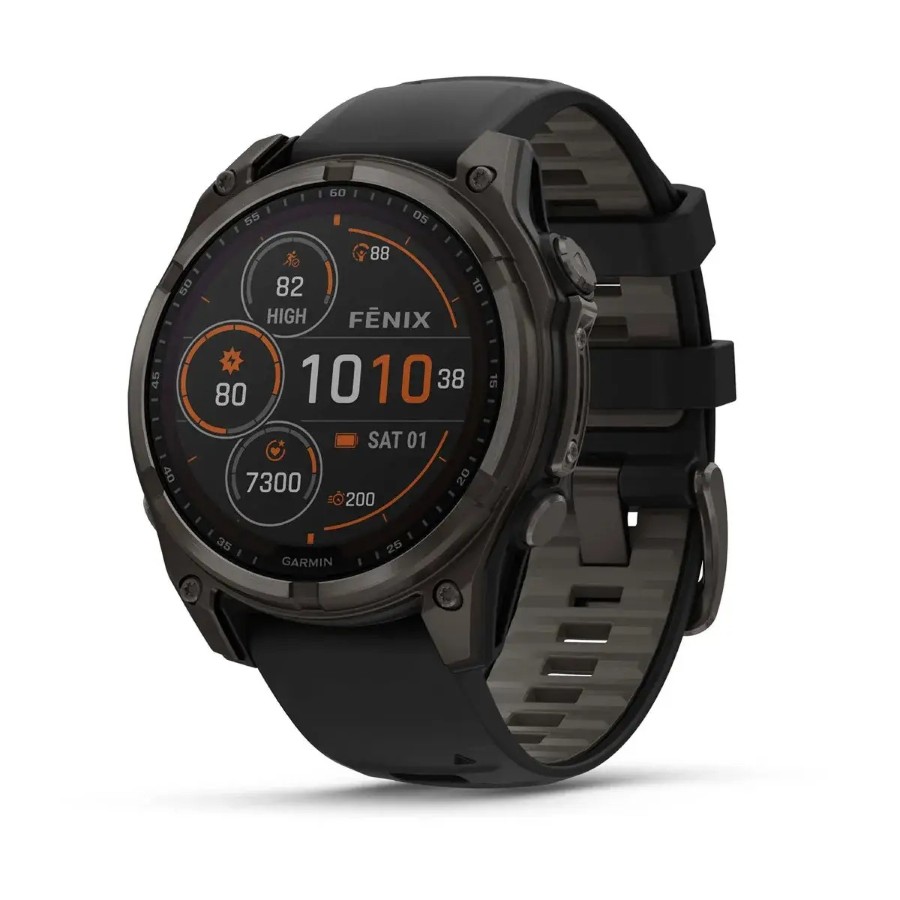 Garmin fenix 8 Solar Sapphire - 47mm Carbon Grey DLC Titanium 