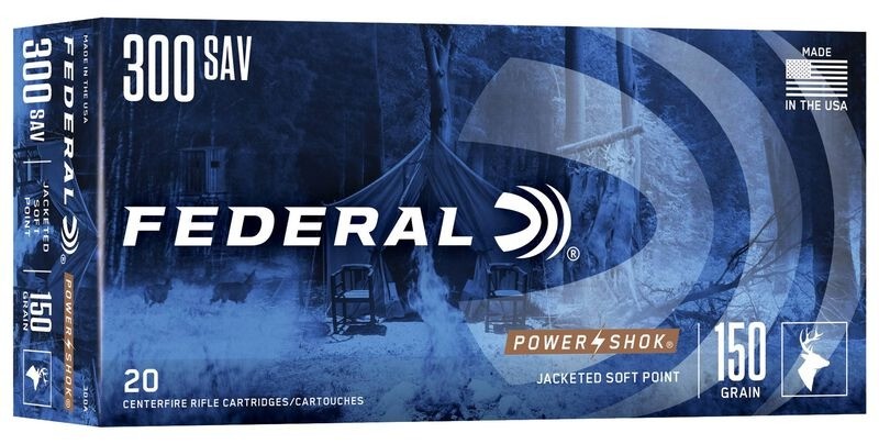 Federal Power-Shok 300 Savage 150 Grain  20 Rnd Box 