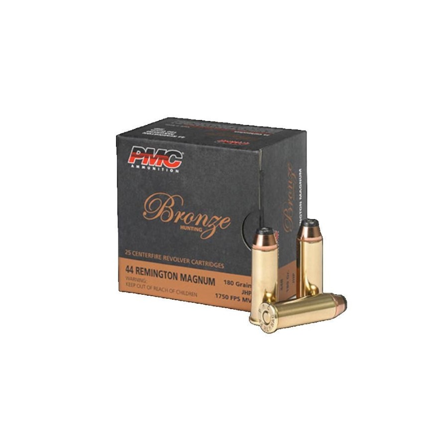 PMC Bronze - .44 Rem Mag., 180gr, JHP, Box of 25