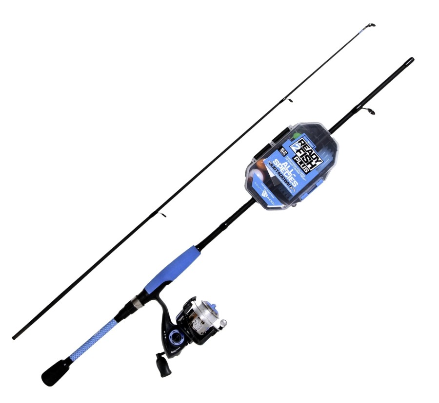 Ready 2 Fish R2F5-JAB-SP-X R2F5 Just Add Bait All-Species Spinning Combo with Kit 5' 6" ML 
