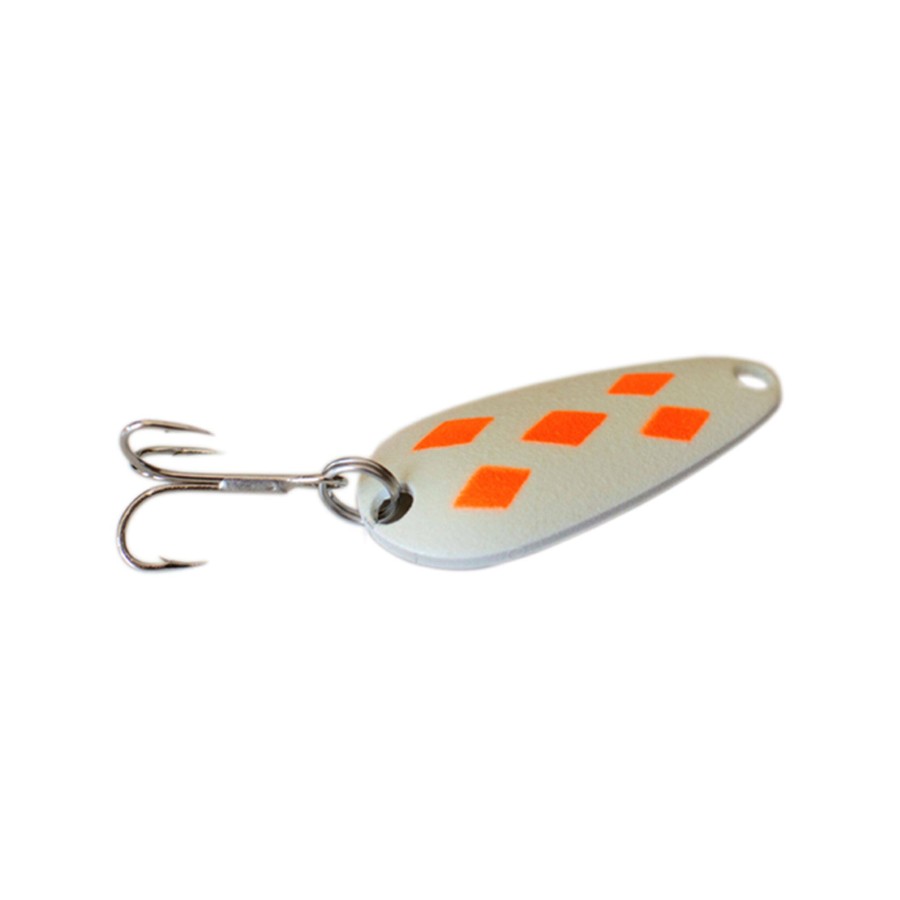 Len Thompson FD-G Ultra Glow Spoon, Five of Diamonds Glow Size 8