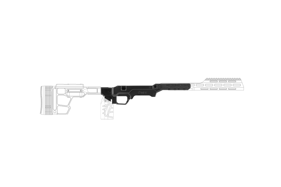 MDT LSS Gen III Chassis Howa 1500/ Weatherby Vanguard Short Action Base-RH