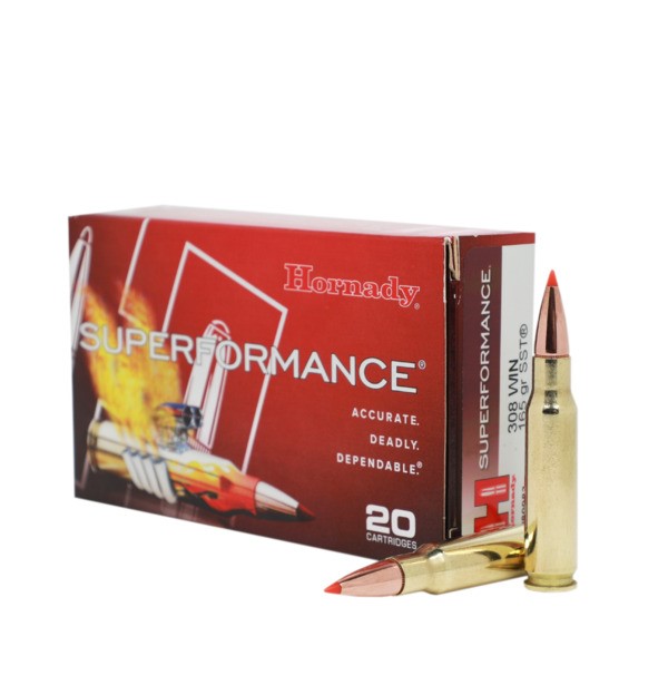 Hornady Superformance 308 Win Ammunition 20 Rounds SST 150 Grains