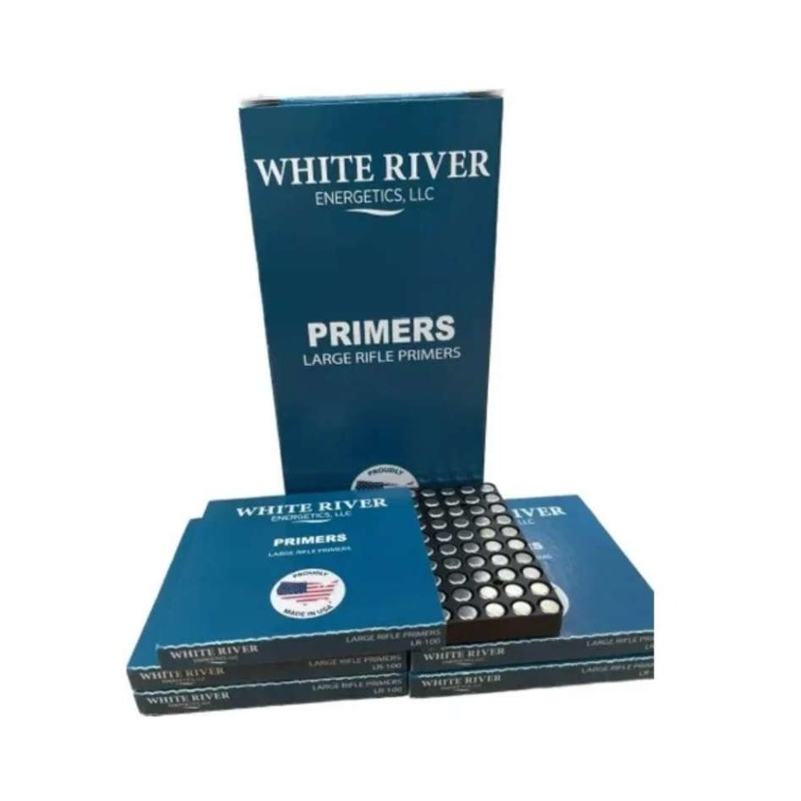 White River Energetics Large Rifle Primer 100pk 