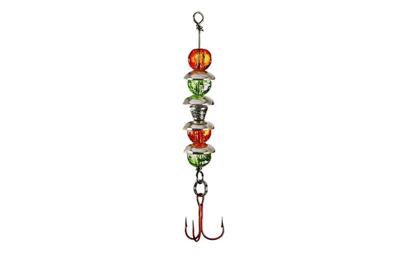 Lindy ICE Wally Talker 1/4oz Orange/Green w/Red #8 Hook