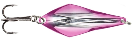 Lunkerhunt RS103 1.4" Rattle Spud- Silver/Pink, 1/8 Oz