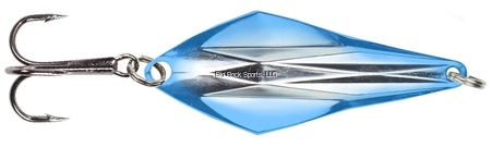 Lunkerhunt 1.4" Rattle Spud- Silver/Blue, 1/8 Oz