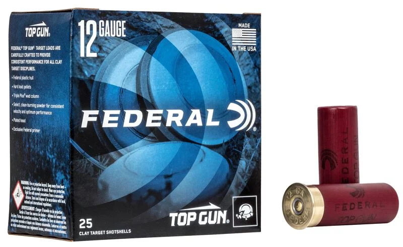 Federal Top Gun, 12 Gauge, 7.5 Shot, 2-3/4 in, 1 oz, 1180 fps