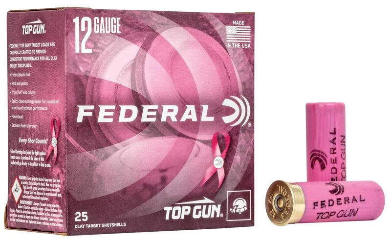 Federal Top Gun, 12 Gauge, 8 Shot, 2-3/4 in, 1 1/8 oz, 1145 fps
