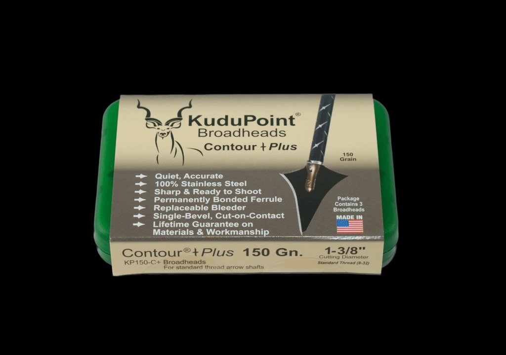 KUDU – Contour Plus Broadheads 3PK 100 Grain 