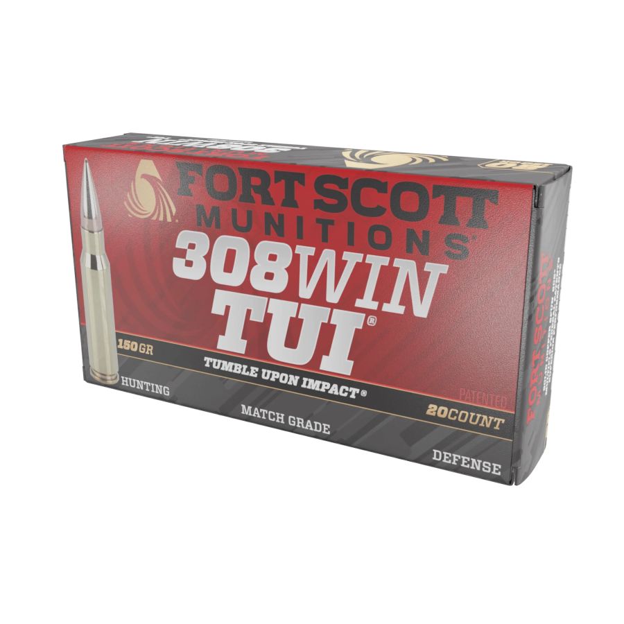 Fort Scott Munitions 308 Win SCS® TUI® - 150Gr Solid Copper Ammo 