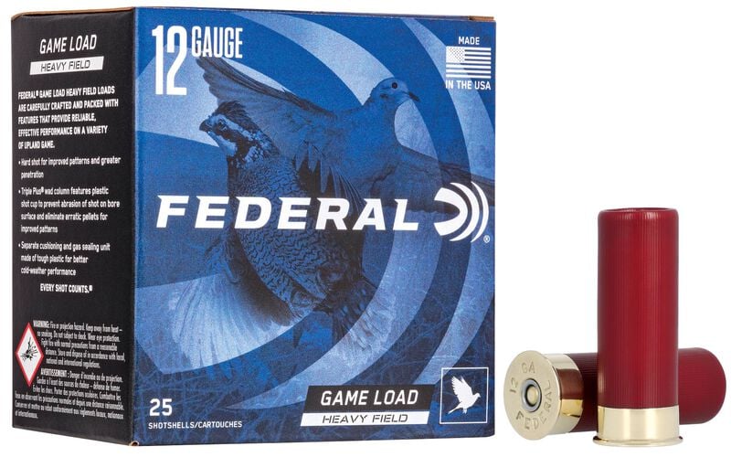 Game Load Upland Heavy Field, 12 Gauge, 7.5 Shot, 2-3/4 in, 1 1/8 oz, 1255 fps