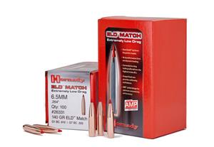 HORNADY 6.5MM .264 147 GR ELD MATCH (1-8") 