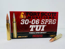 Fort Scott Munitions 30-06 Sprg SCS® TUI® - 168Gr Solid Copper Ammo 