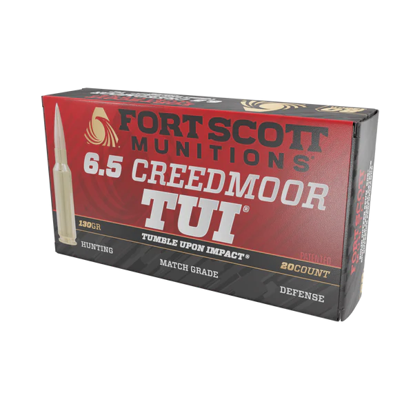 Fort Scott Munitions 6.5 Creedmoor SCS® TUI® - 130Gr Solid Copper Ammo 