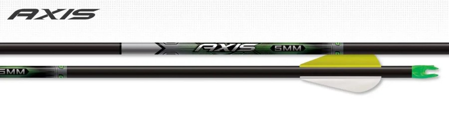 Easton Archery Axis 5mm Carbon Arrows 6 pack (With 2" Blazers)