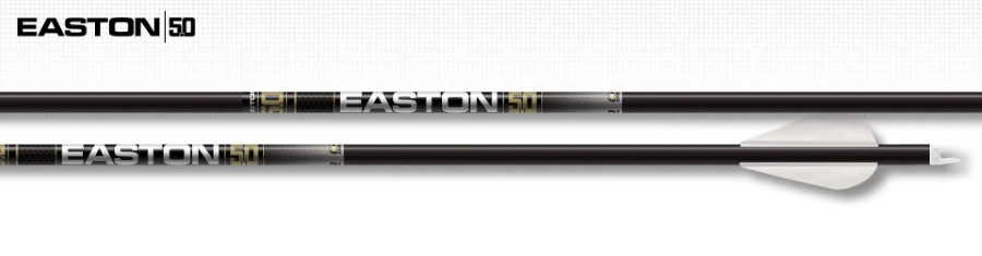 Easton Archery 5.0 5mm Carbon Arrows 6 pack (With 2" Blazers)