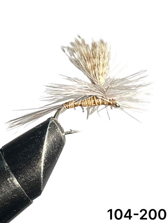 Dry Flies Red Quill Dark Post Parachute #10