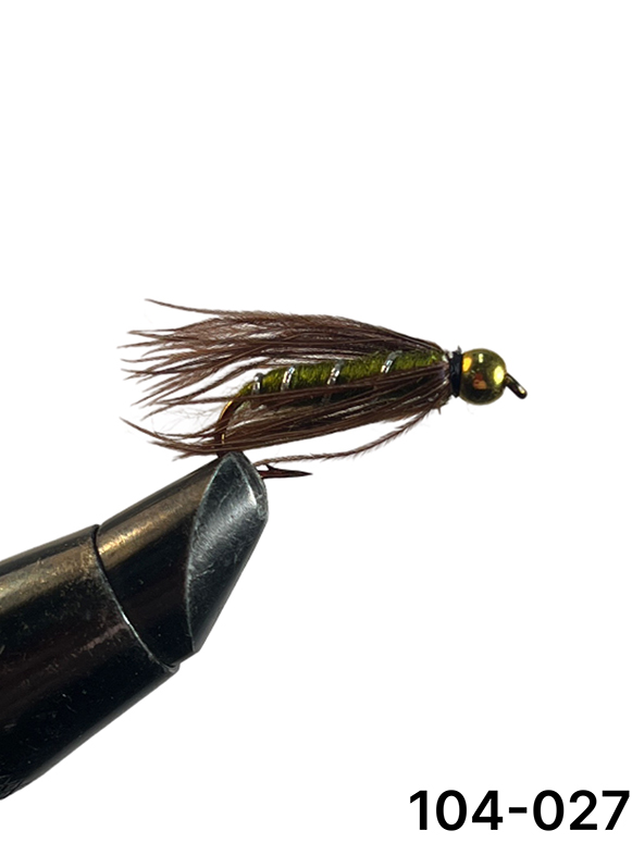 Nymph Flies GH Carey Special Olive #10 