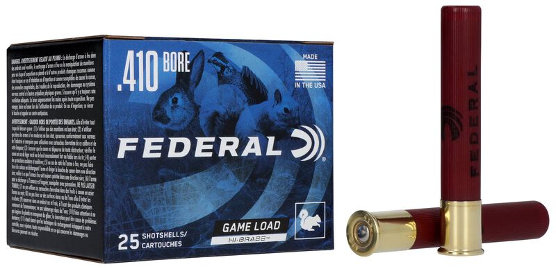 Game Load Upland Hi-Brass, 410 Bore, 6 Shot, 3 in, 11/16 oz, 1135 fps 