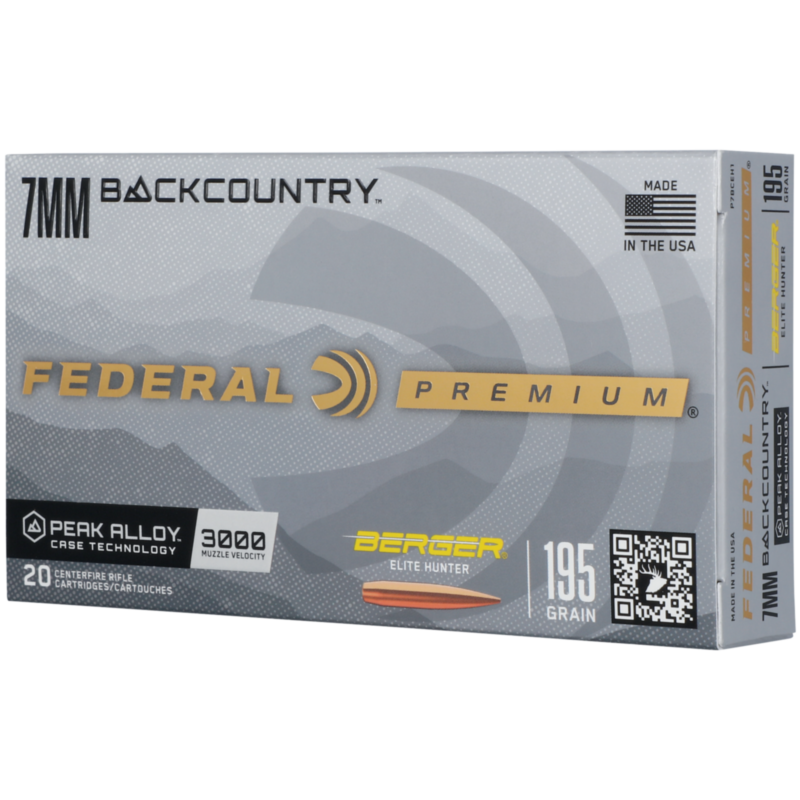 Federal Premium 7mm Backcountry Ammunition 20 Rounds 195 Grain 