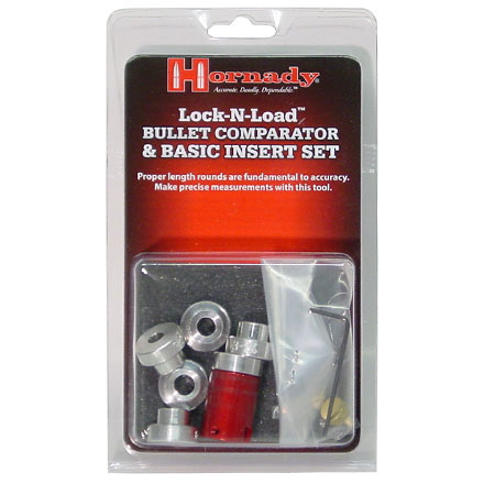 Hornady Lock-N-Load Comparator Body with Set of 7 Inserts 