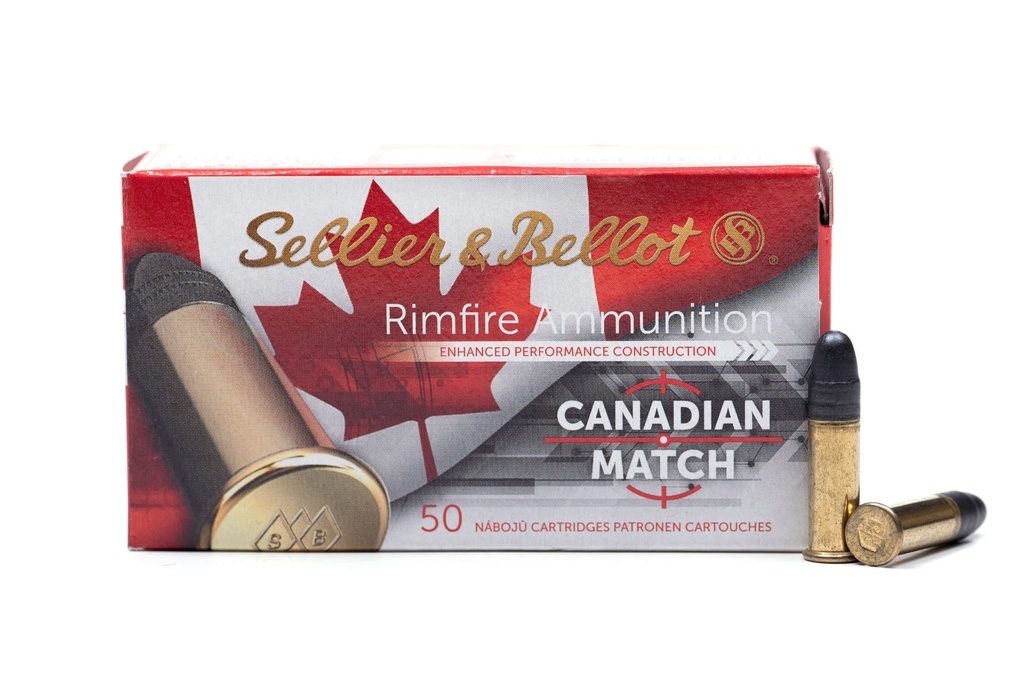 Sellier & Bellot Canadian Match - .22LR, 40gr, Box of 50