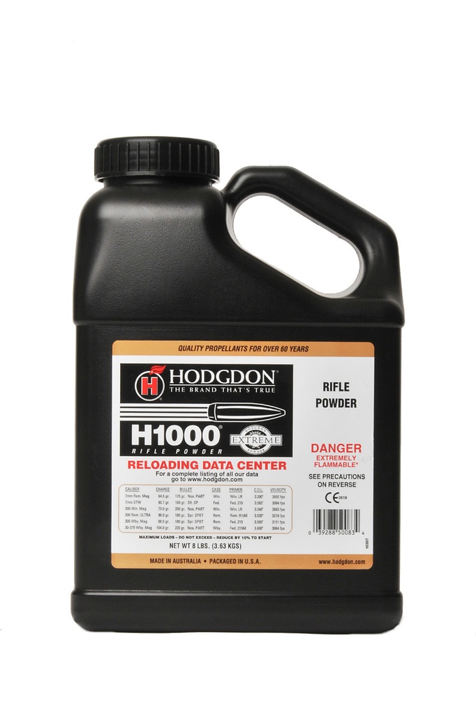 Hodgdon H1000 Powder 8LB