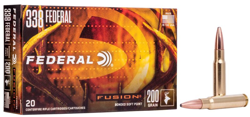 Federal Ammunition Fusion 338 Federal 200 Grain